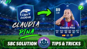 Claudia Pina Liga F POTM SBC