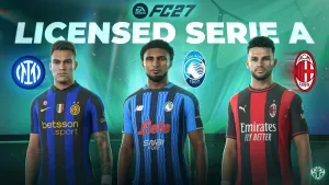 Licensed Serie A Teams For FC 27