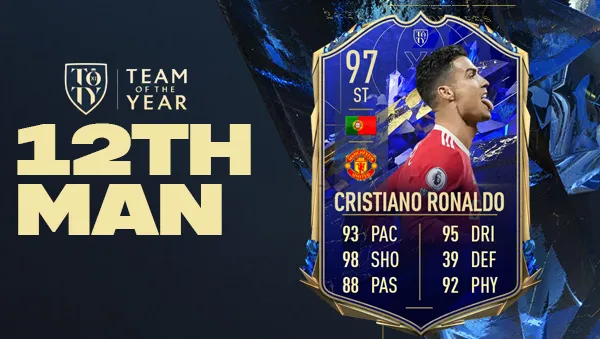 FIFA 22: Cristiano Ronaldo é o 12º jogador da Team of the Year - Record  Gaming - Jornal Record