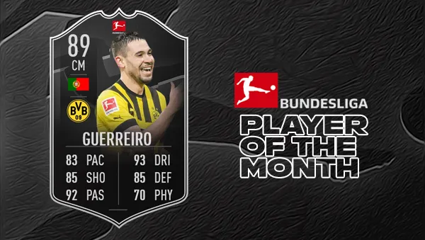 Raphael Guerreiro is Bundesliga Player Of The Month (POTM) for March in  FIFA 23 •