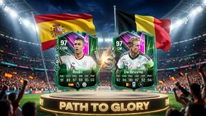 Spain vs Belgium | 6 Path to Glory Cards Fighting for Upgrades