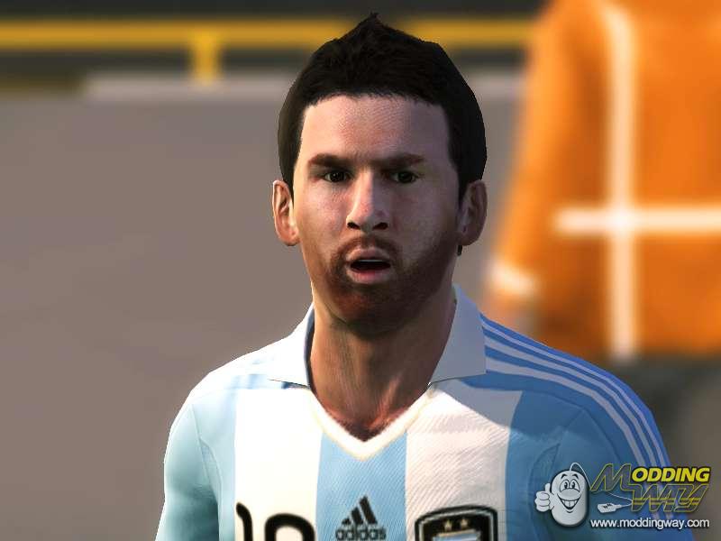 Face Messi PES 2011 - Pro Evolution Soccer 2011