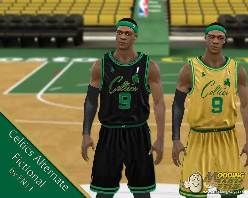 Boston Celtics Alternate Away Fictional - NBA 2K11 at ModdingWay