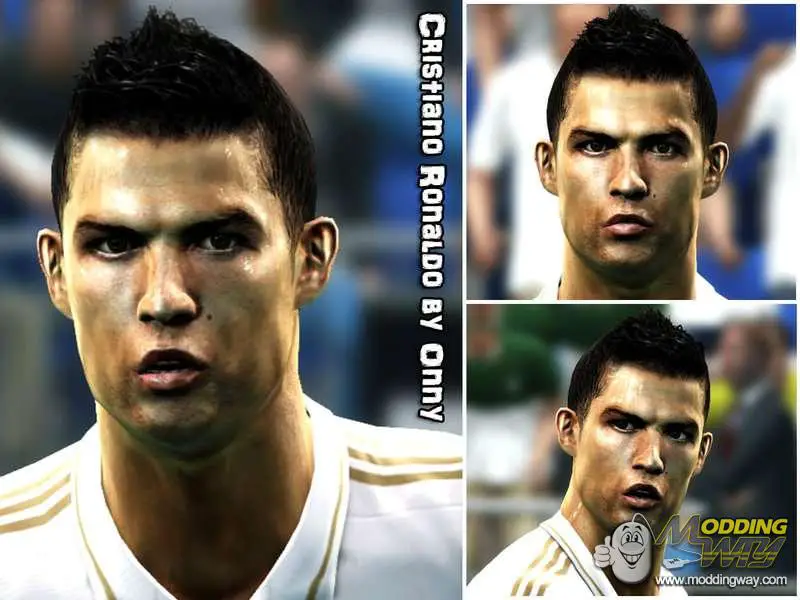 Cristiano Ronaldo Face - Pro Evolution Soccer 2012 at ModdingWay