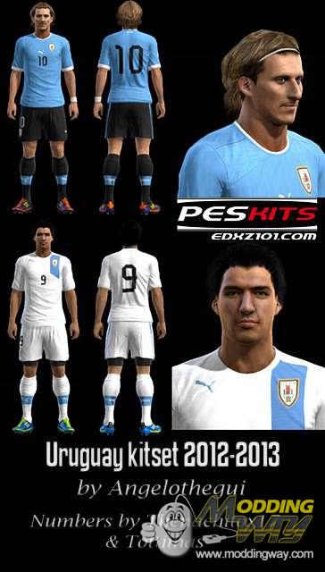 Argentina Kit Set Copa America 2011  pes2012 - Pro Evolution Soccer 2012  at ModdingWay