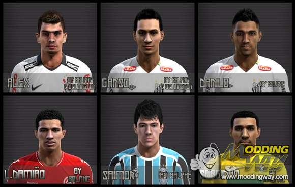 PES 2012 Mini Faces Pack - Pro Evolution Soccer 2012 at ModdingWay