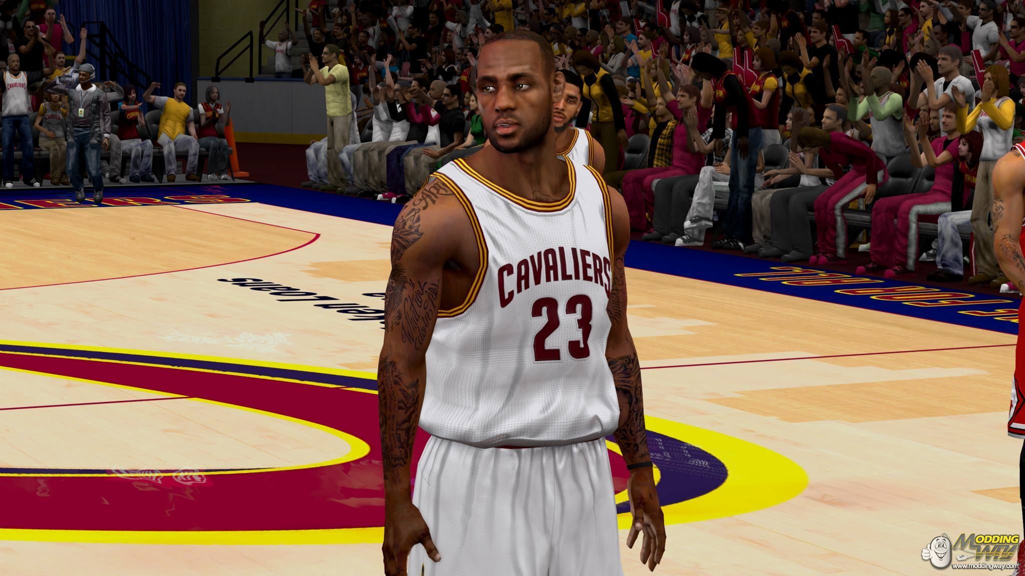 HD Lebron James Next Gen Arms Tattoos NBA 2K14 At ModdingWay   Big 