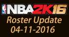 NBA 2K16 Roster Update 04-11-2016 - NBA 2K16
