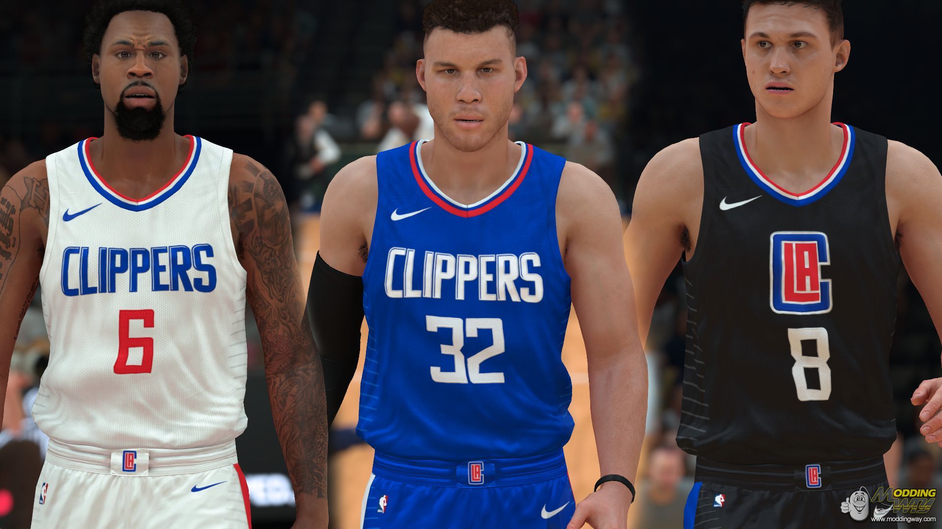LA Clippers jersey - NBA 2K18 at ModdingWay
