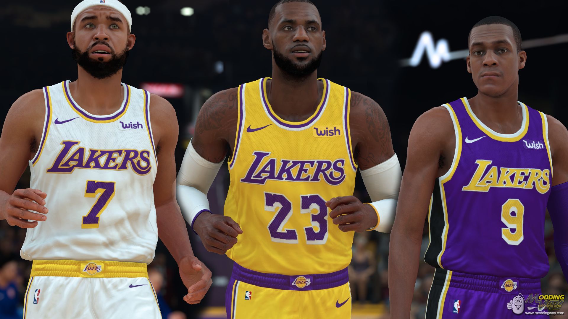 Los Angeles Lakers 2018 City Edition jersey - NBA 2K19 at ModdingWay