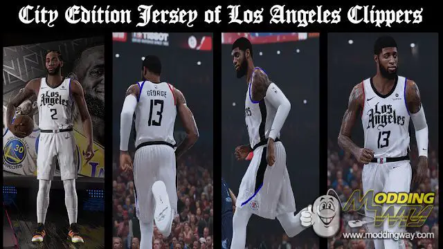 LA CLIPPERS New City Jersey for 2019-2020 Season for ...