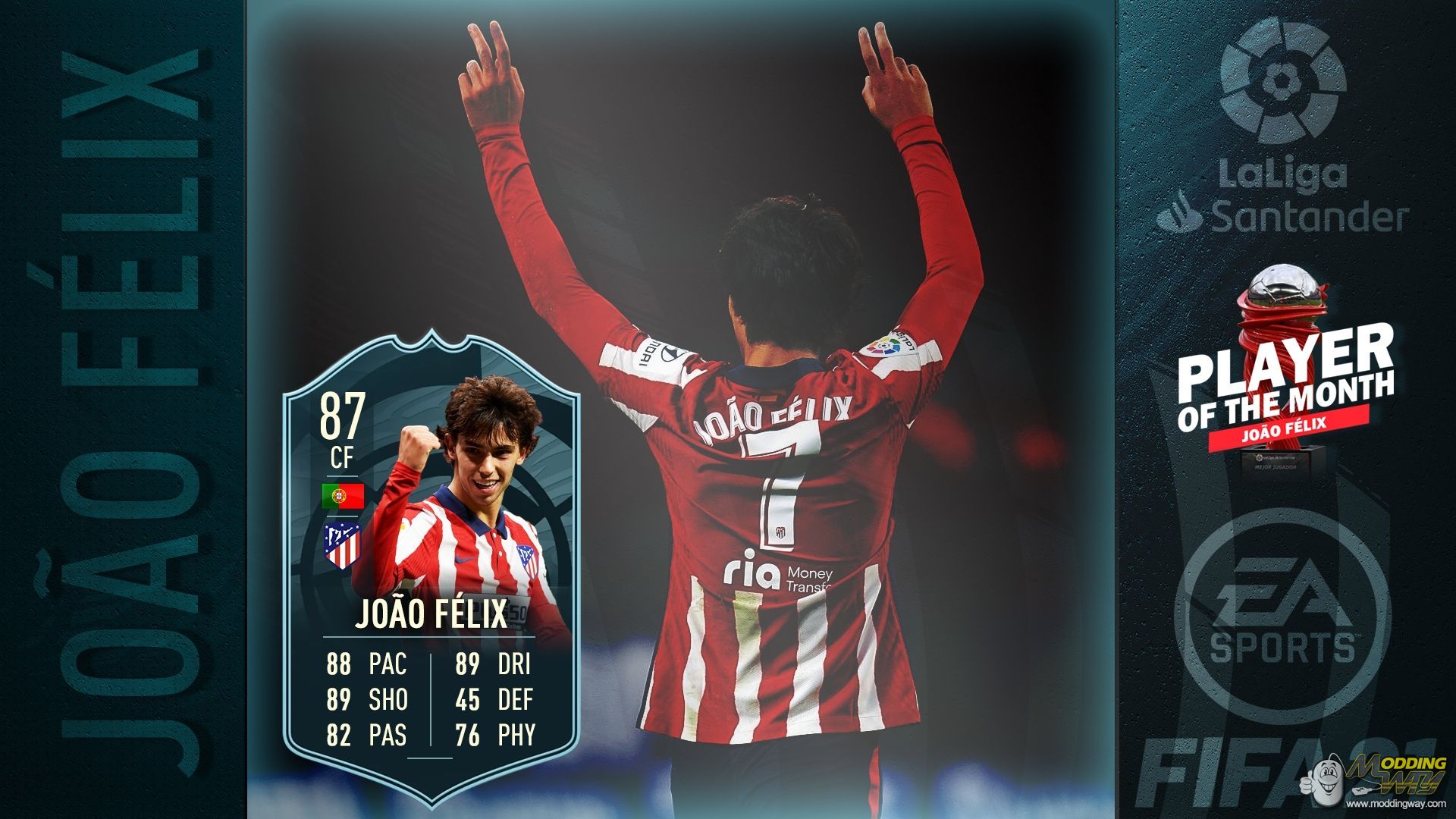 Joao Felix Player of the Month Card Prediction + Wallpaper - FIFA