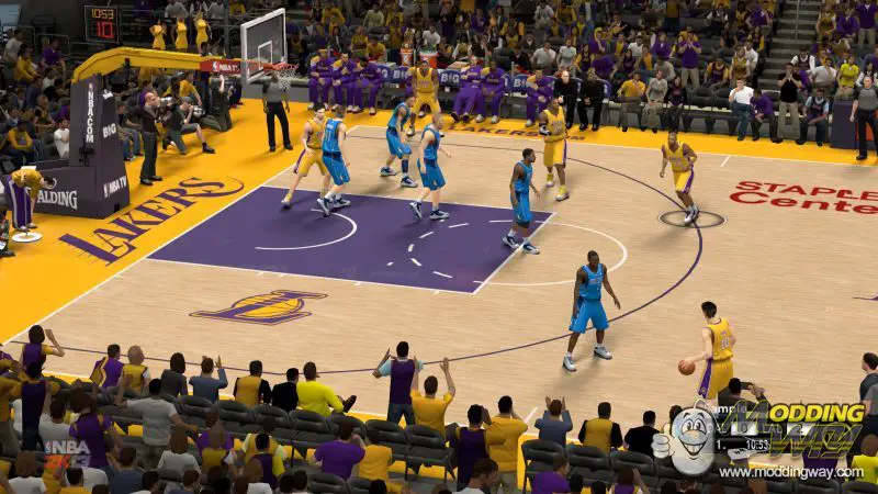 NBA 2K14 Charlotte Hornets Fictional Court Mod 