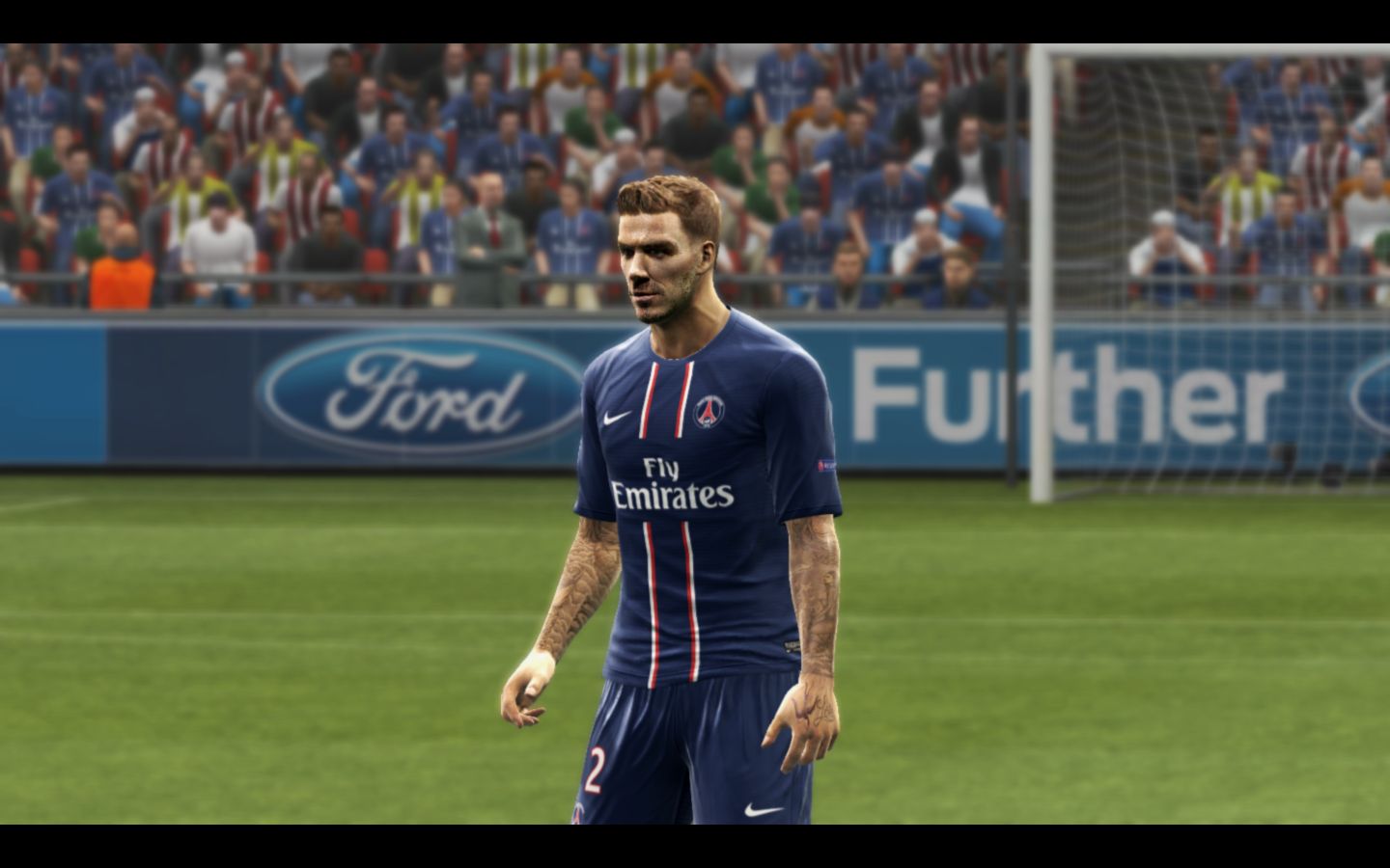 David Beckham - PSG + Real Tatto - Pro Evolution Soccer 2013 at ModdingWay