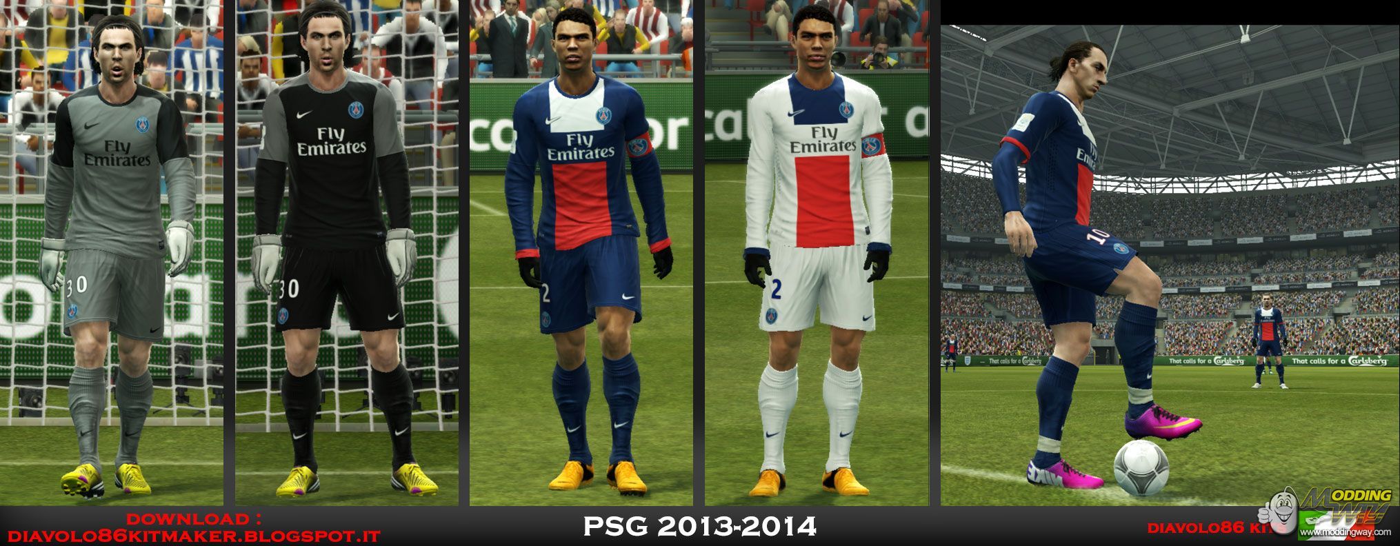 PSG Techfit GDB Folder - Pro Evolution Soccer 2011