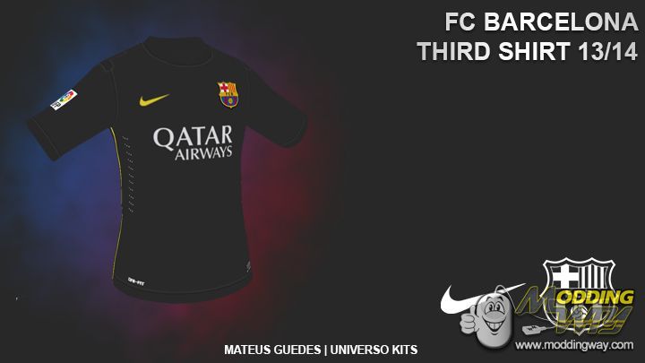 NIKE FC Barcelona Third (Y) 13/14