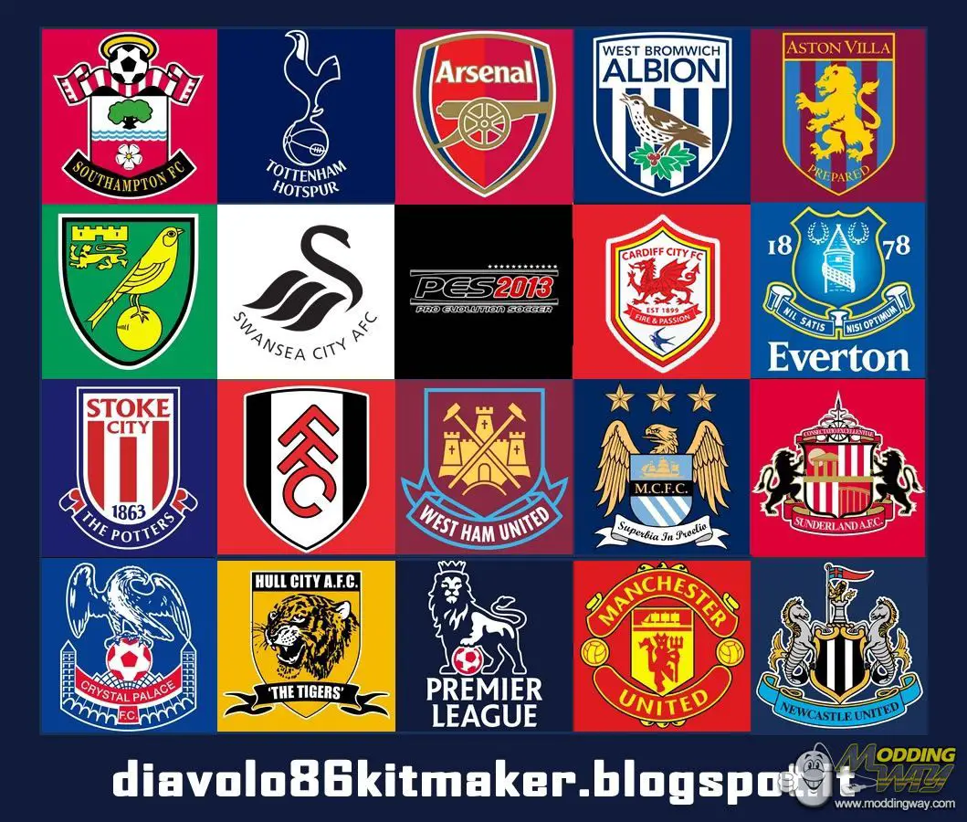Premier League 13-14 Kit Pack - Pro Soccer ModdingWay
