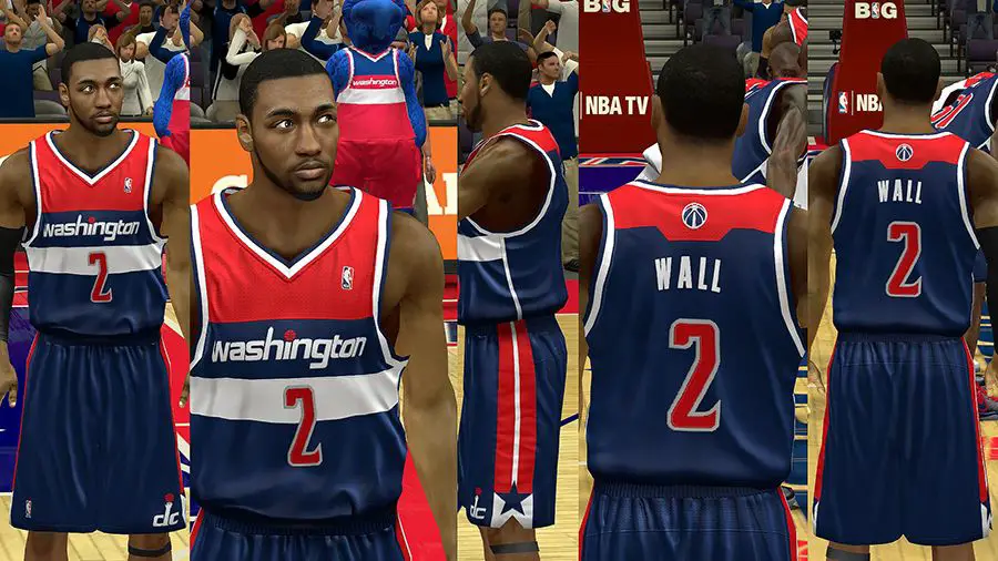 Washington Wizards Jersey Pack V1.6 - NBA 2K14
