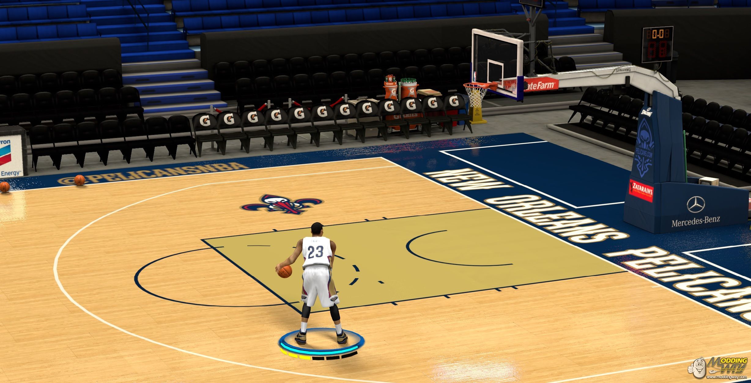 Pelicans Court - NBA 2K14 at ModdingWay