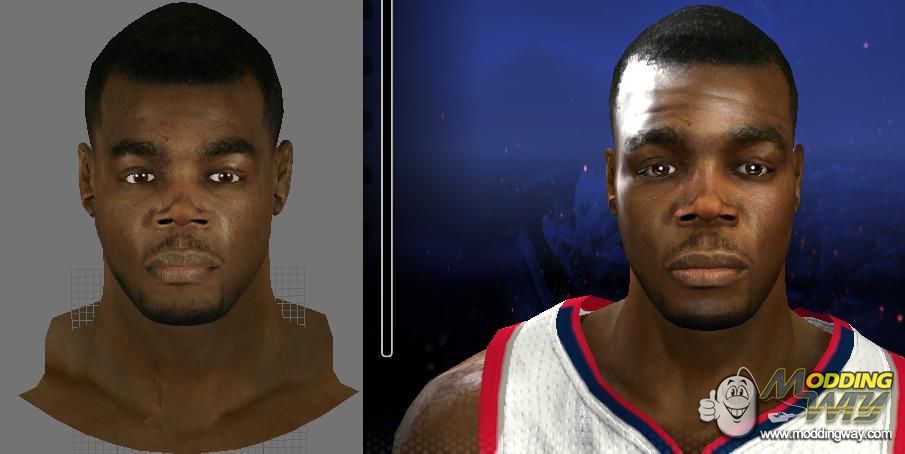 PAUL MILLSAP CYBERFACE - NBA 2K14 at ModdingWay