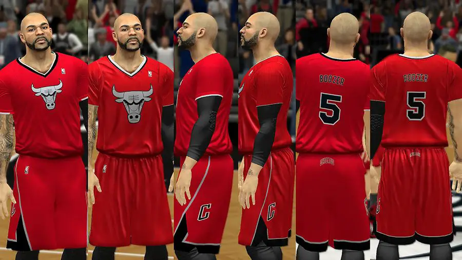 NBA 2K13 10 Christmas Uniforms Mod Pack 