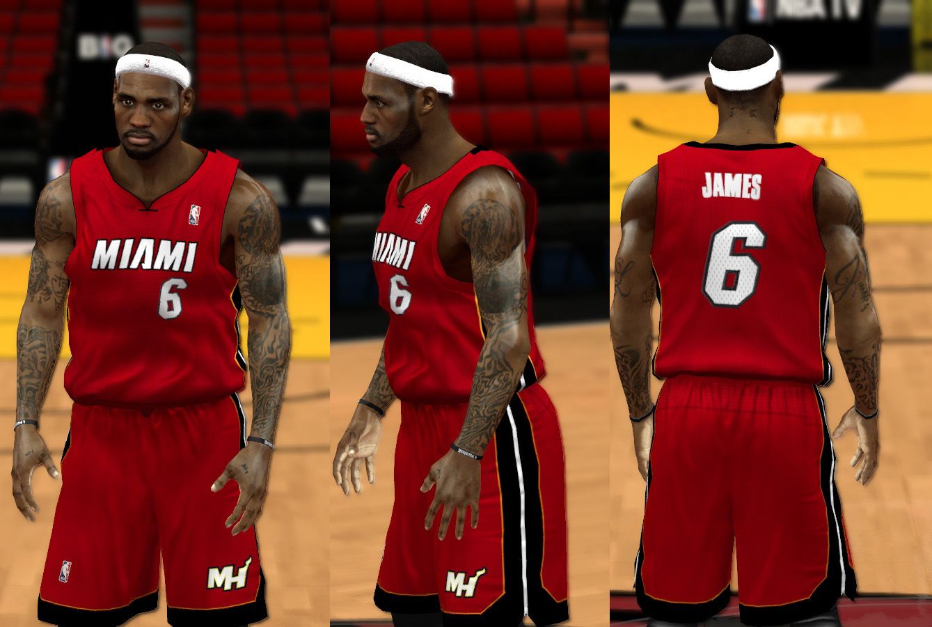 NBA 2K14 Miami Heat Jersey Pack V2 
