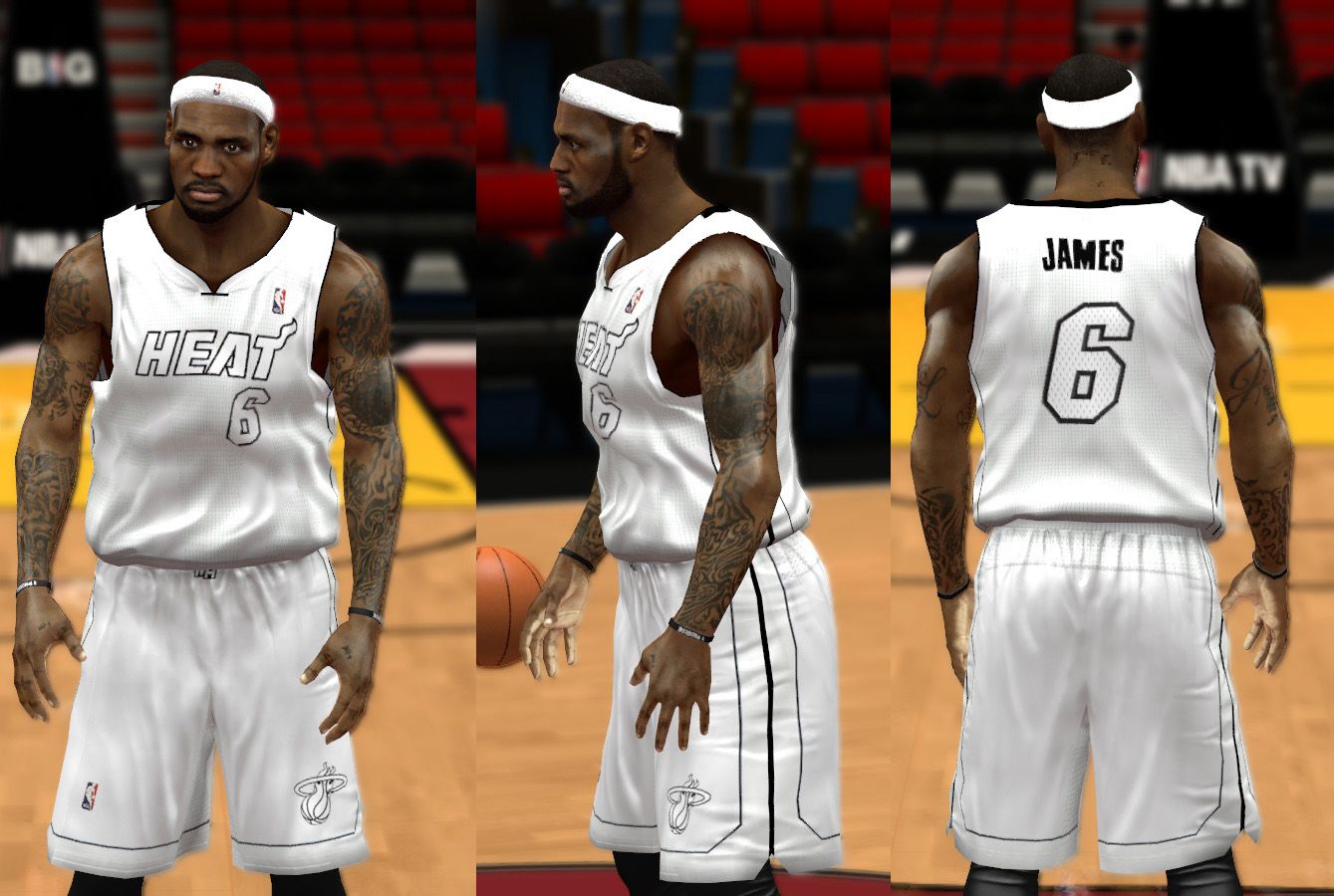 NBA 2K13 Miami Heat White Hot Jersey Patch 