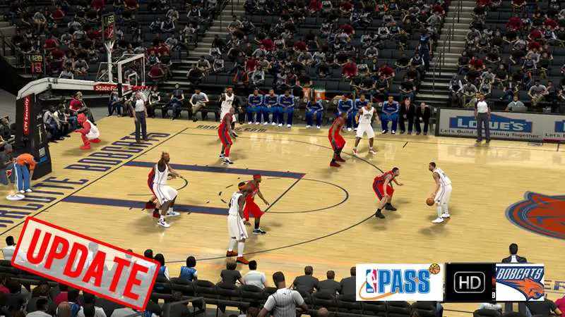 NBA 2K14 Charlotte Bobcats Court (HD Texture Mod) 