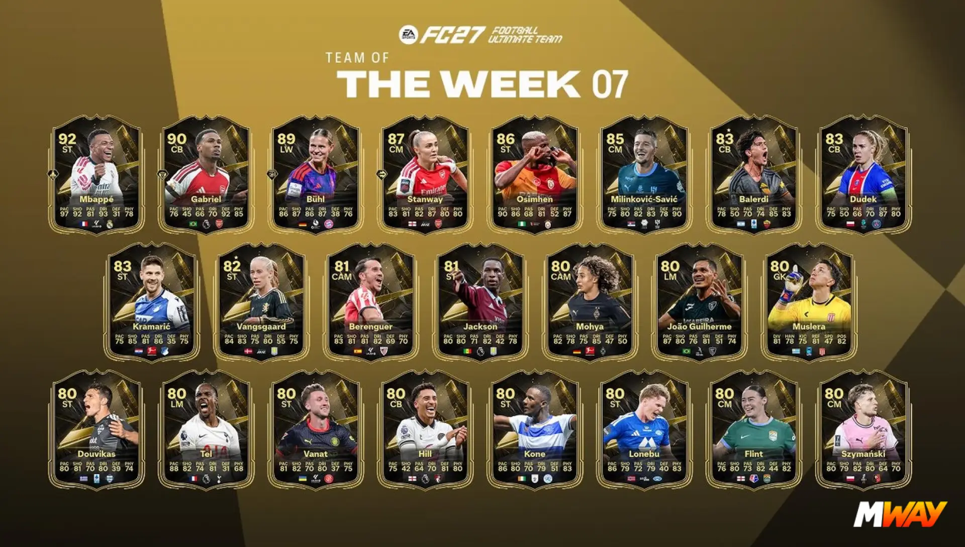 FC 27 TOTW 7 Now In Packs